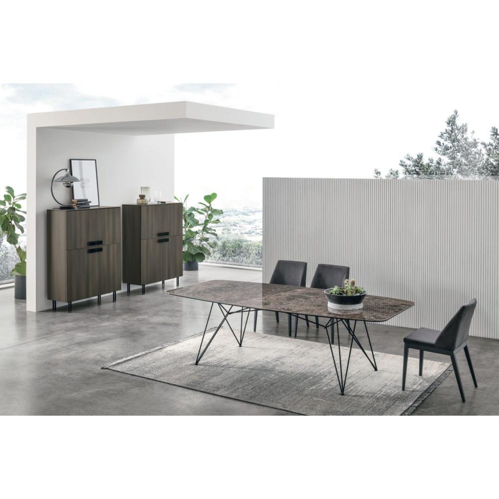 minimal design etkezoasztal asztal butor drotlab asztal etkezoasztal modern femlab nagymeretu antracit lab fa lap etkezo nappali.jpg